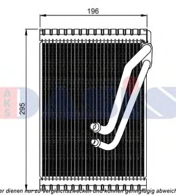 AKS DASIS 820376n -  Испаритель, кондиционер